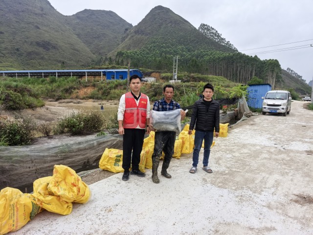 我院向显鲁村捐赠3万尾鱼苗  助力乡村产业振兴